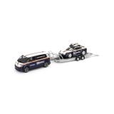  MINI GT - 1/64 PORSCHE 911 DAKAR #718 AND VOLKSWAGEN ID BUZZ PORSCHE CENTRUM GELDERLAND ROUGHROADS SET - MGTS0019 