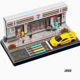 SHOU CANG JIA - [ KÈM FIGURE ] 1/64 7-ELEVEN DIORAMA CỬA HÀNG TIỆN LỢI  - SCJ82048A 