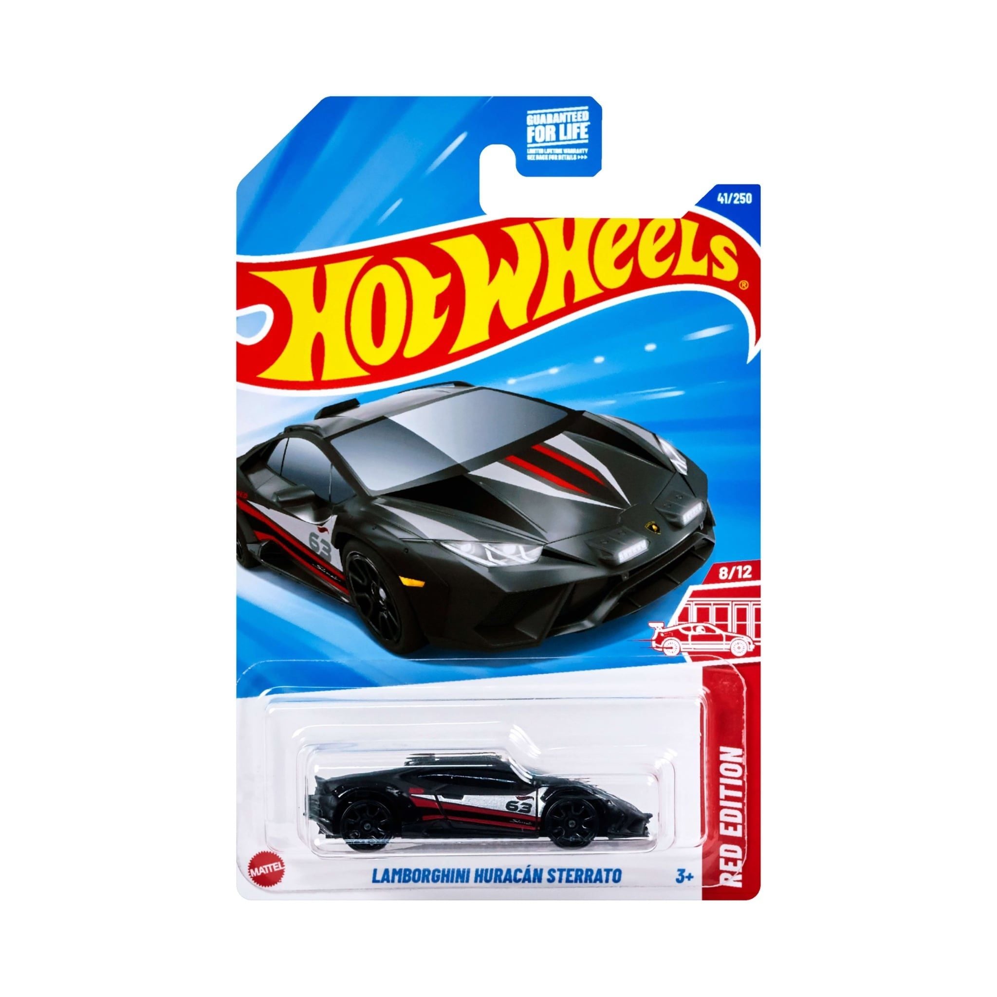  HOT WHEELS RED EDITION - LAMBORGHINI HURACAN STERRATO - HYY45 