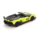  MINI GT - CHASE INCLUDED - Lamborghini Aventador SVJ 63 Roadster Verde Shock - 887 