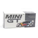  MINI GT - 1/64 FORD PUMA RALLY1 #13 M-SPORT FORD WRT 2024 RALLY MONTE CARLO - 974 