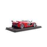  BBR MODELS - 1/18 FERRARI FXX K NO.88 ROSSO TRISTRATO SILVER STRIP LIMITED 49PCS - BBR18.88 