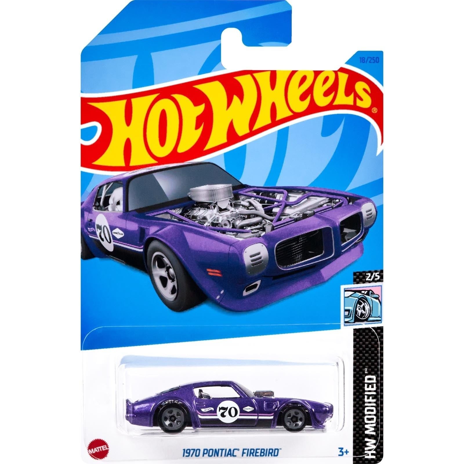  HOT WHEELS BASIC - 1970 PONTIAC FIREBIRD - HKK49 
