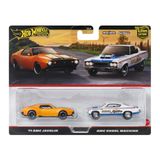  HOT WHEELS PREMIUM - SET 2 CHIẾC ‘71 AMC JAVELIN VS AMC REBEL MACHINE - JBL06 