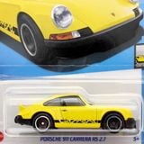  HOT WHEELS BASIC - PORSCHE 911 CARRERA RS 2.7 YELLOW - HTC49 
