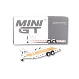  MINI GT - CAR HAULER TRAILER TYPE C WHITE - AC21 
