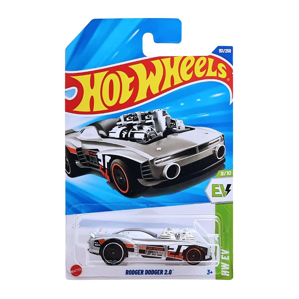  HOT WHEELS BASIC - RODGER DODGER 2.0 GREY - JBB65 