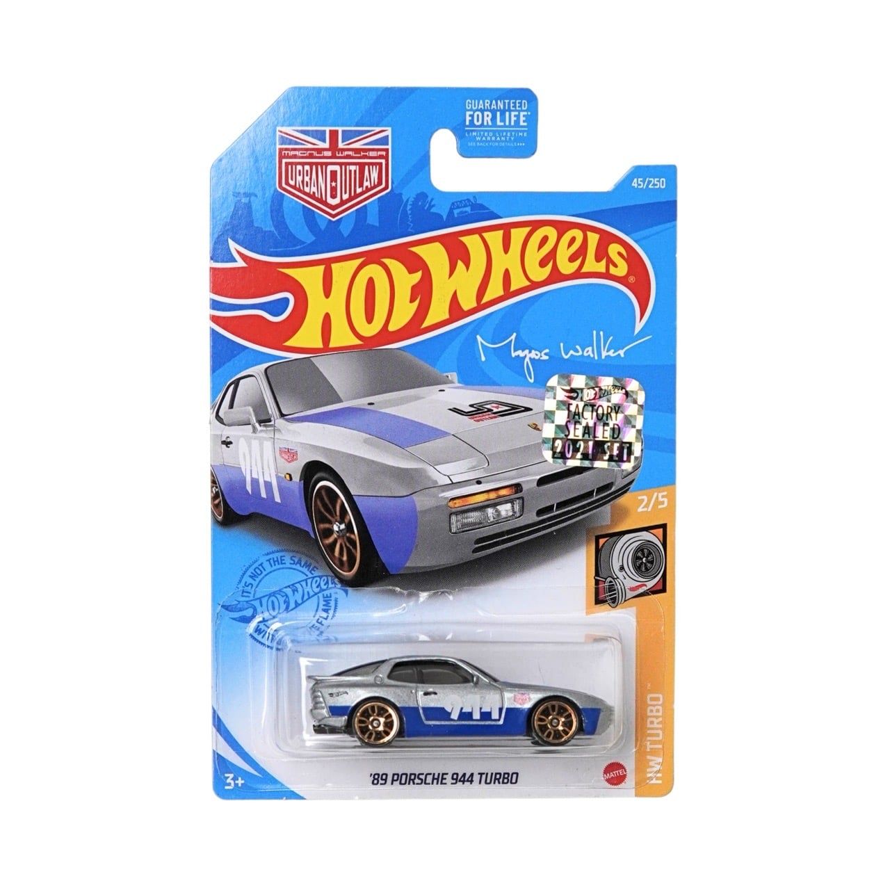  HOT WHEELS FACTORY SEALED - '89 PORSCHE 944 TURBO MAGNUS WALKER - GRY56 