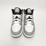  NIKE AIR JORDAN 1 MID LIGHT SMOKE GREY 554725-078 
