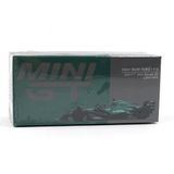  MINI GT - ASTON MARTIN AMR24 #18 LANCE STROLL 2024 F1 2024 BAHRAIN GP - 1001 