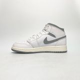  NIKE AIR JORDAN 1 MID NEUTRAL GREY 554725-135 