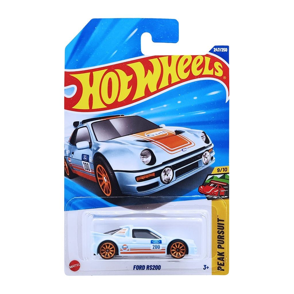  HOT WHEELS BASIC - FORD RS200 - JBB49 
