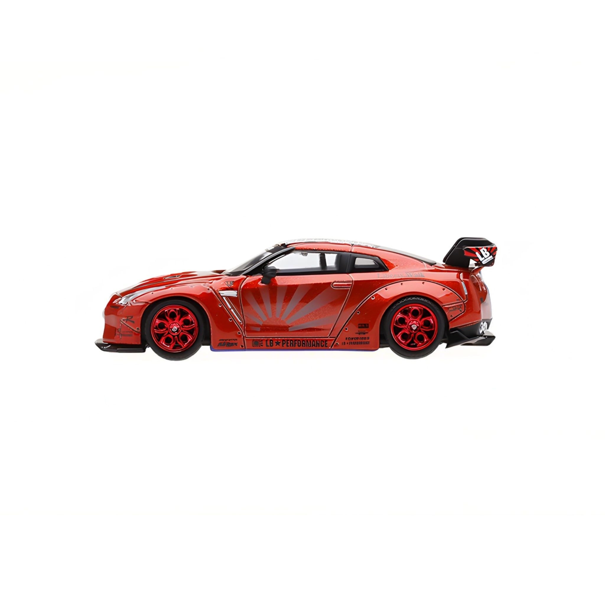 MINI GT - LB☆Works Nissan GT-R R35 LBWK Candy Red - 77 – aesnkrs
