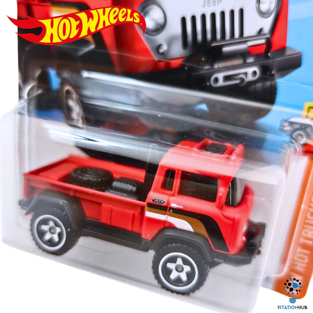  HOT WHEELS BASIC - '57 JEEP FC RED - HTD21 