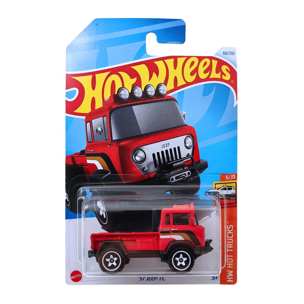  HOT WHEELS BASIC - '57 JEEP FC RED - HTD21 