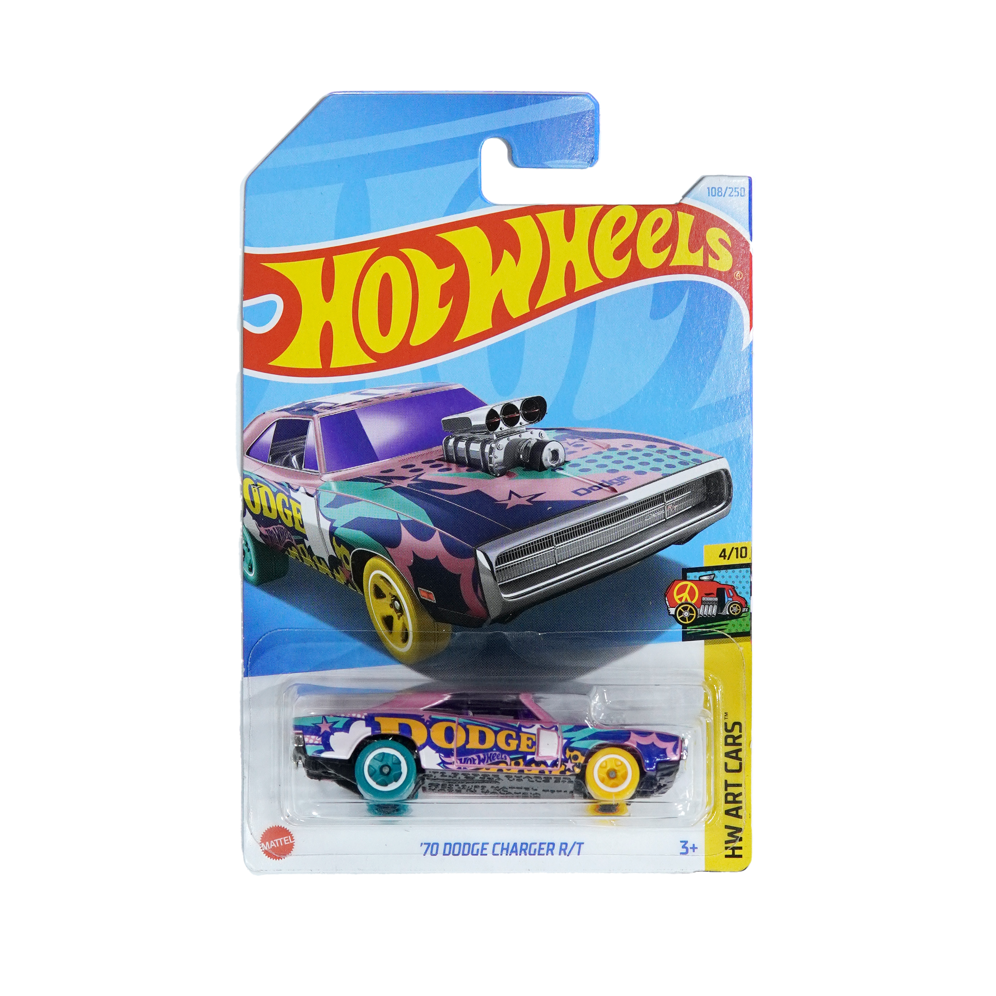  HOT WHEELS BASIC '70 DODGE CHARGER R/T HTD47 