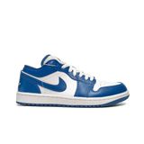  NIKE AIR JORDAN 1 LOW WHITE DARK MARINA BLUE DC0774-114 