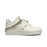  NIKE AIR FORCE 1 LOW WHITE MINI GOLD SWOOSHES FV3654-111 