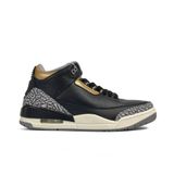  NIKE AIR JORDAN 3 RETRO BLACK CEMENT GOLD - CK9246-067 