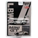  MINI GT - LB★WORKS LAMBORGHINI AVENTADOR MATT SILVER LHD - 449 