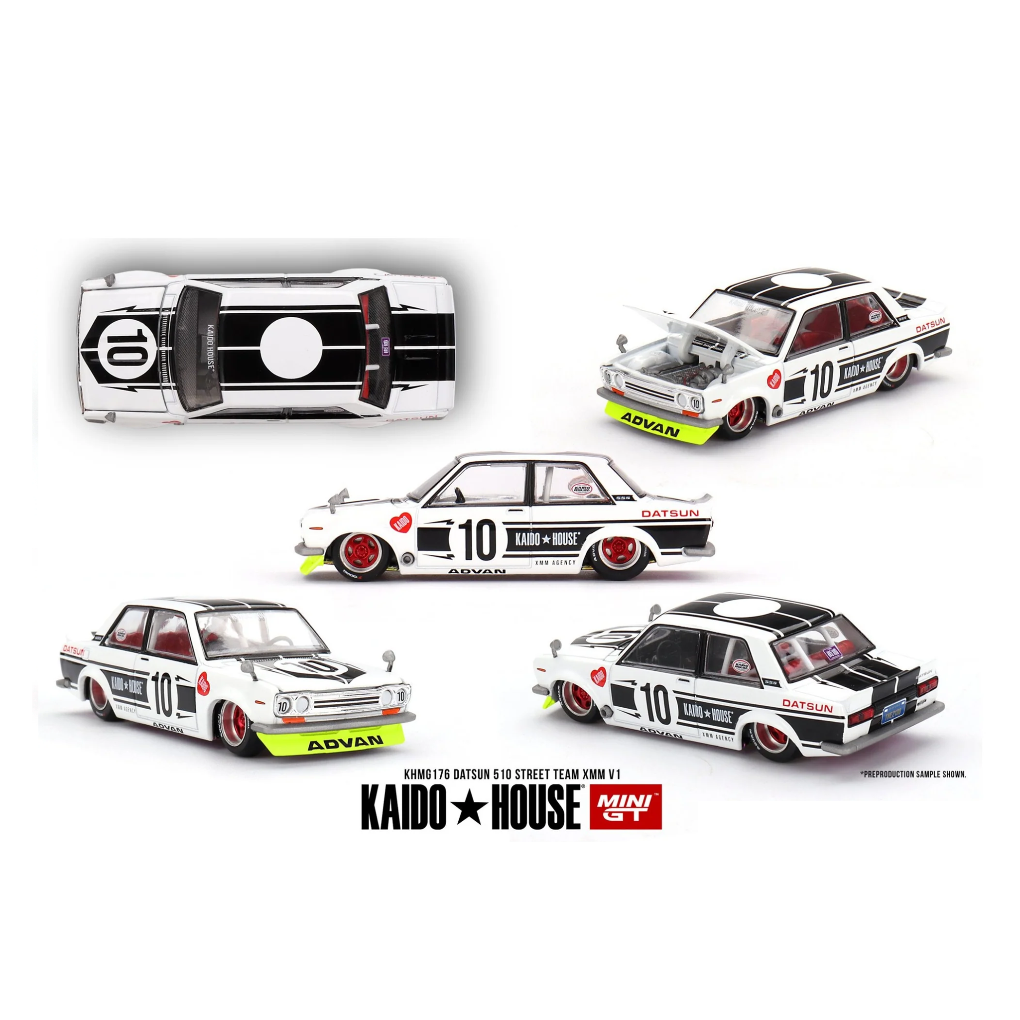 KAIDO HOUSE - Datsun 510 Street Team XMM V1 (LOOSE) - KHMG176L 