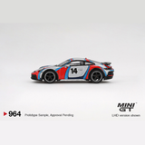  MINI GT - Porsche 911 Dakar Ice Grey Metallic "Rally 1978" - 964 