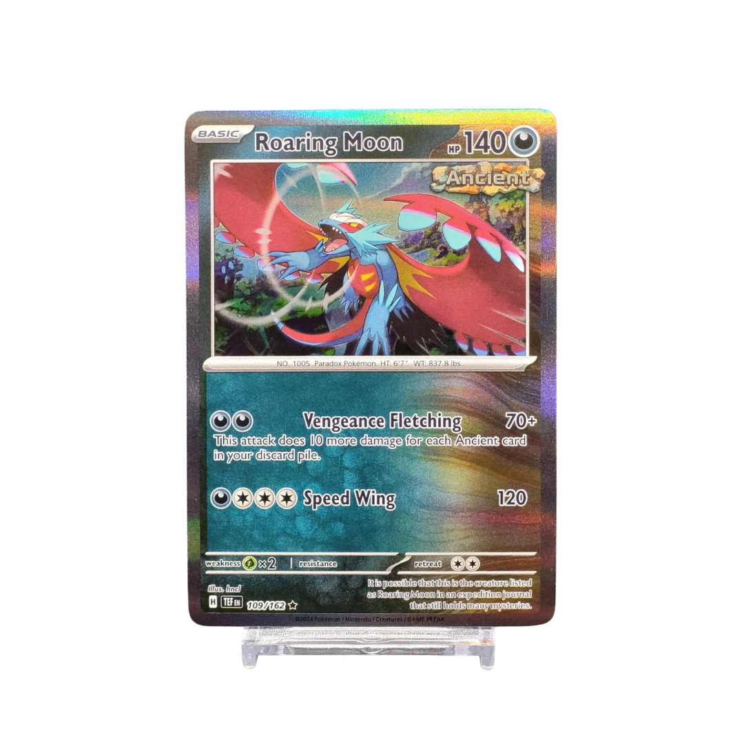  Roaring Moon [ 109/162 TEF ] - SV05: Temporal Forces (TEF) Rare Foil Pokemon 