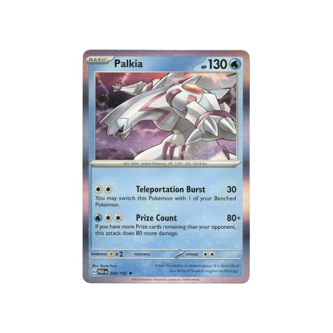  Palkia [ 040/182 PAR ] Rare Paradox Rift Pokemon Holo 