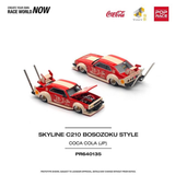  POP RACE - Nissan Skyline C210 Coke Coca-Cola Bosozoku Style PR64-135 
