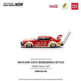  POP RACE - Nissan Skyline C210 Coke Coca-Cola Bosozoku Style PR64-135 