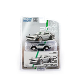  POP RACE - NISSAN SKYLINE KPGC110 KENMERI SILVER - PR64006 