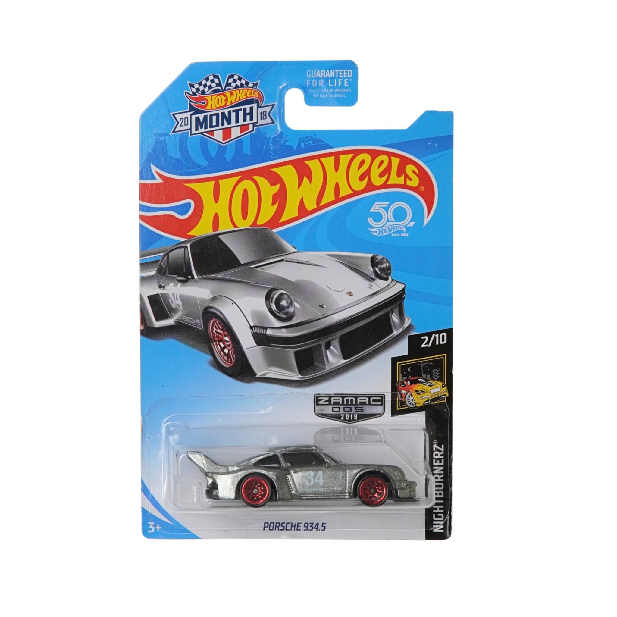  HOT WHEELS NIGHTBURNERZ - PORSCHE 934.5 ZAMAC - FKB79 