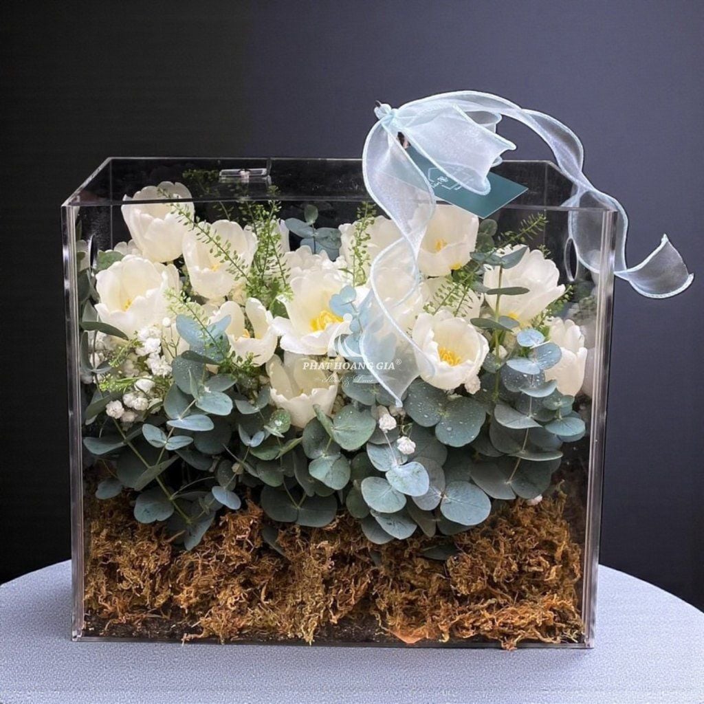 Hộp hoa Mica - Chân Thành 6 - 25304