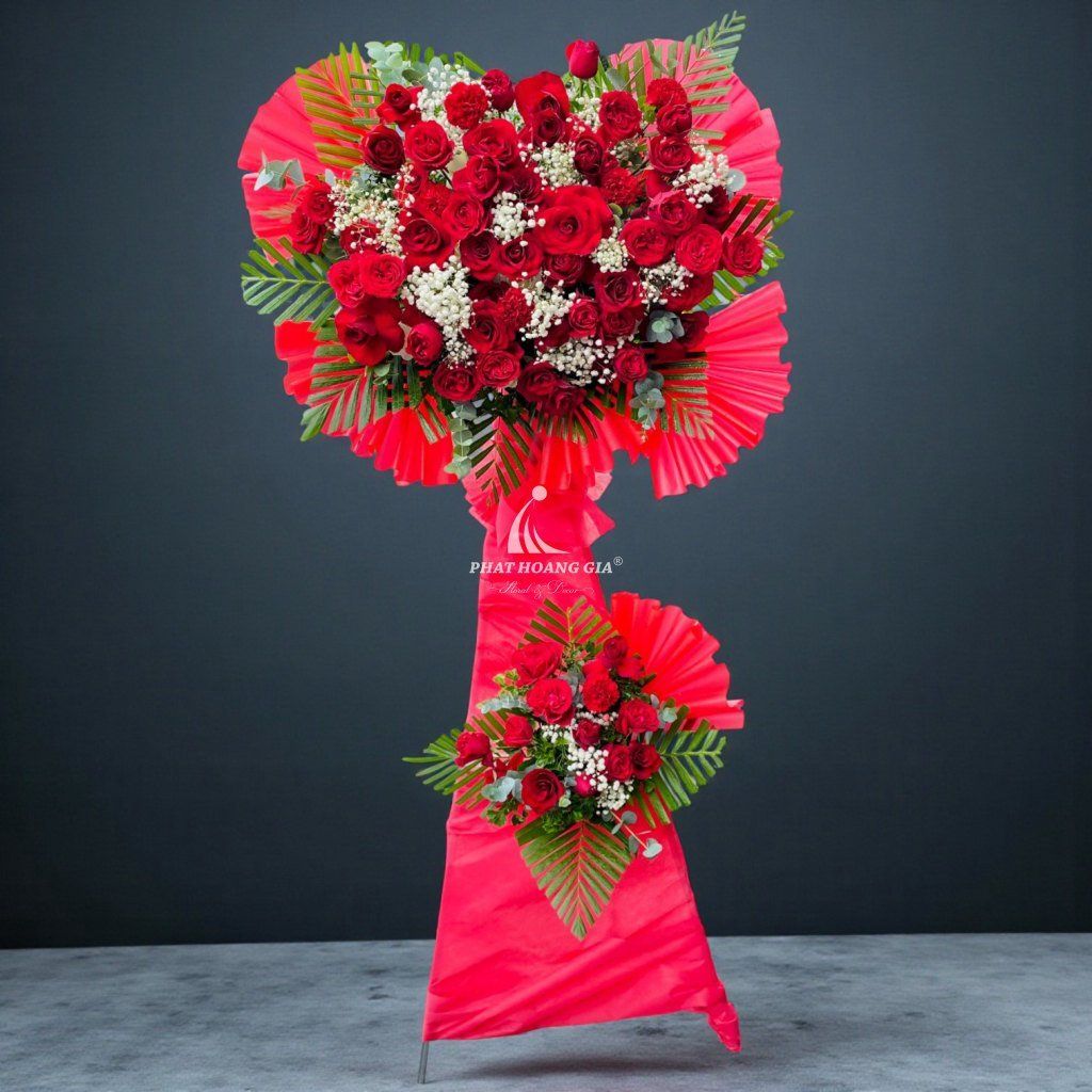 Kệ hoa tươi - Lẵng Hoa Ngày May Mắn 4 - 23878