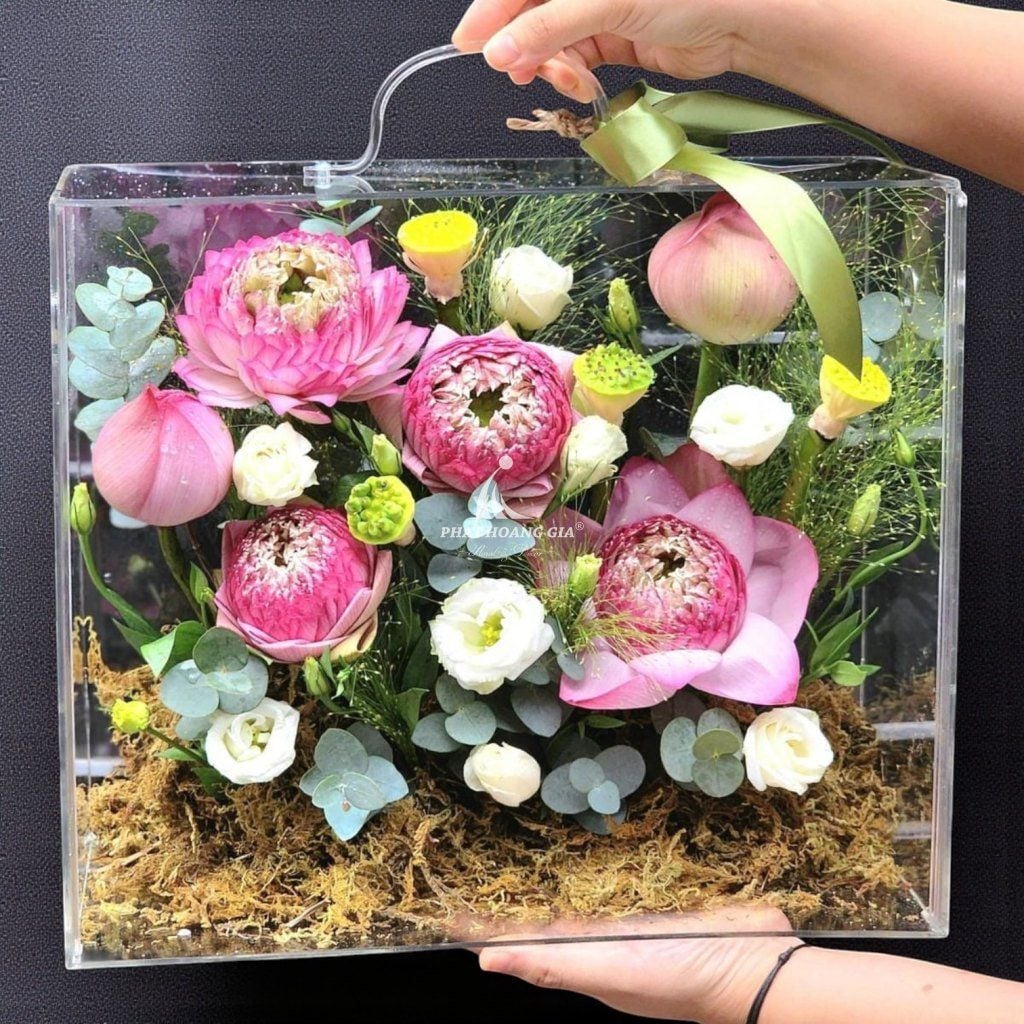 Hộp hoa Mica - Ngọt Ngào Và Chân Thành 3 - 25154