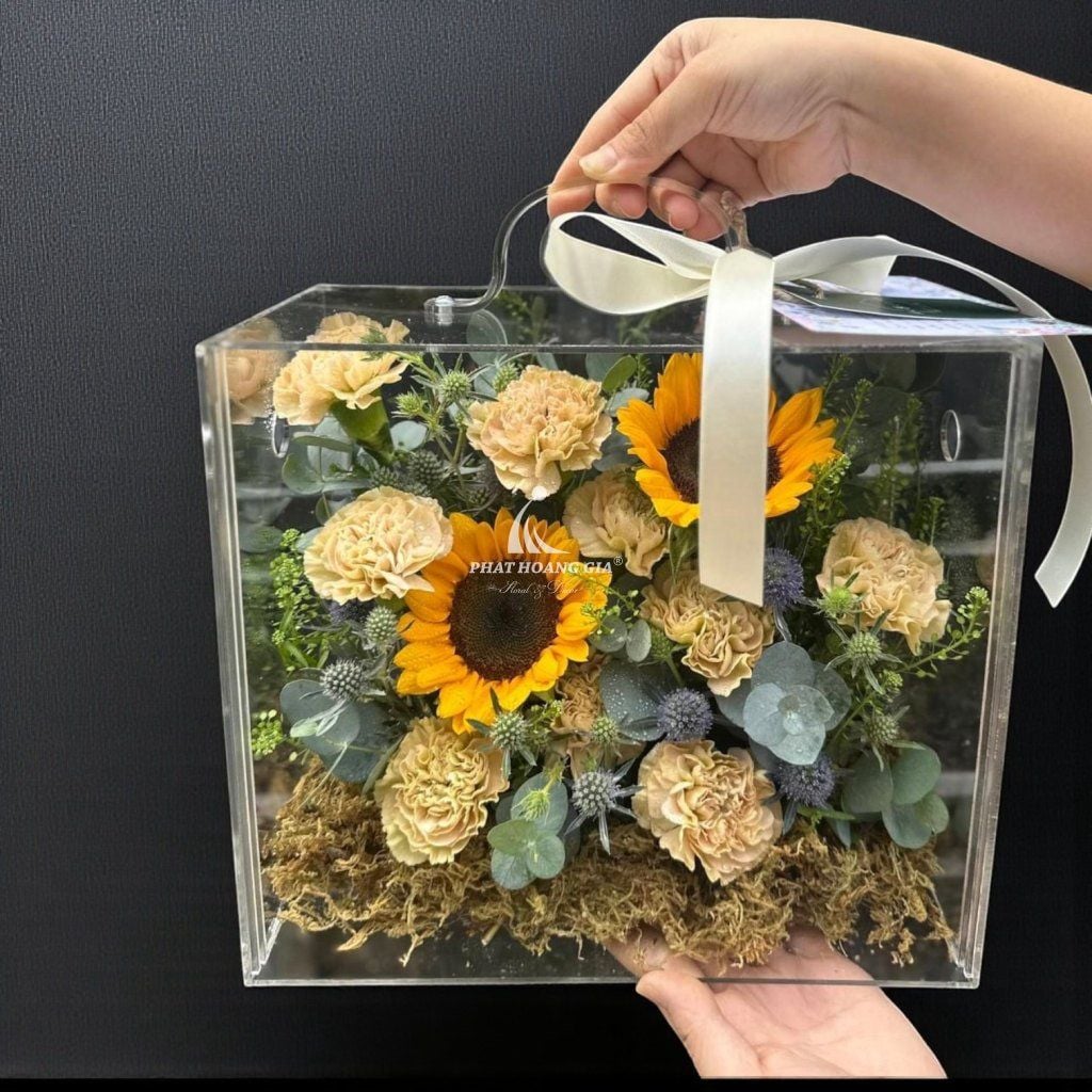 Hộp hoa Mica - Niềm Tin 4 - 25195