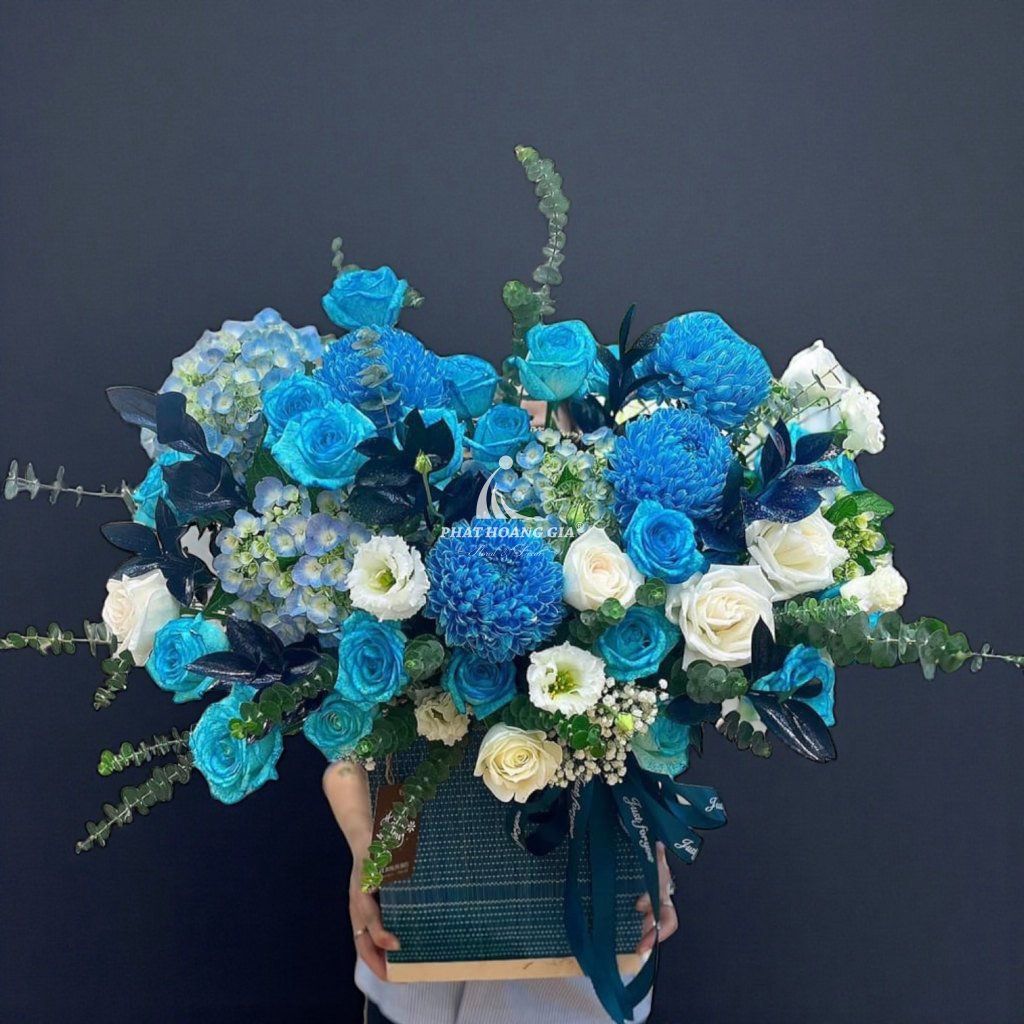 Hoa tươi màu Xanh dương - Đại Phát 5 - 24573