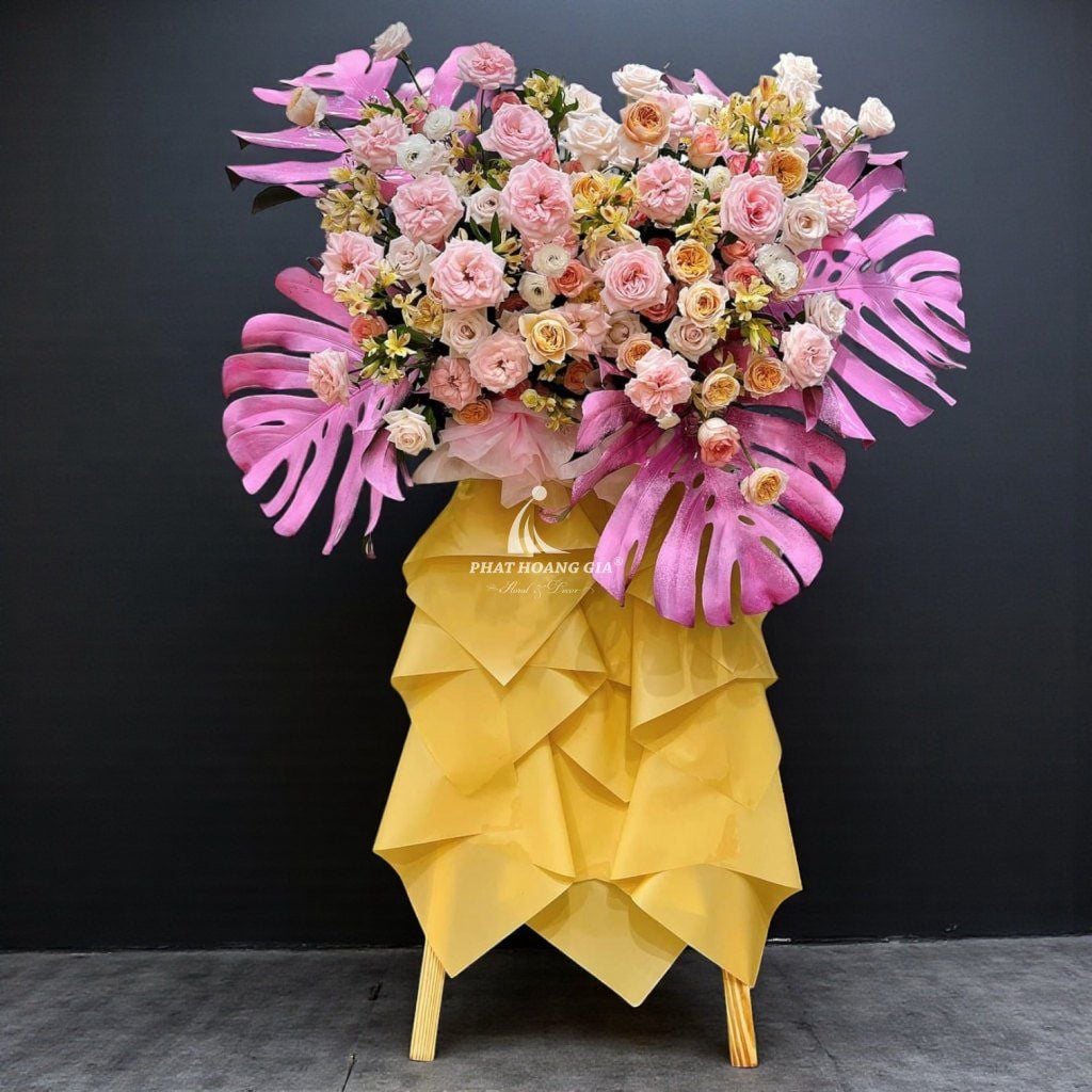 Kệ hoa tươi - Kệ Hoa Chúc Mừng Vững Tin 4 - 24470