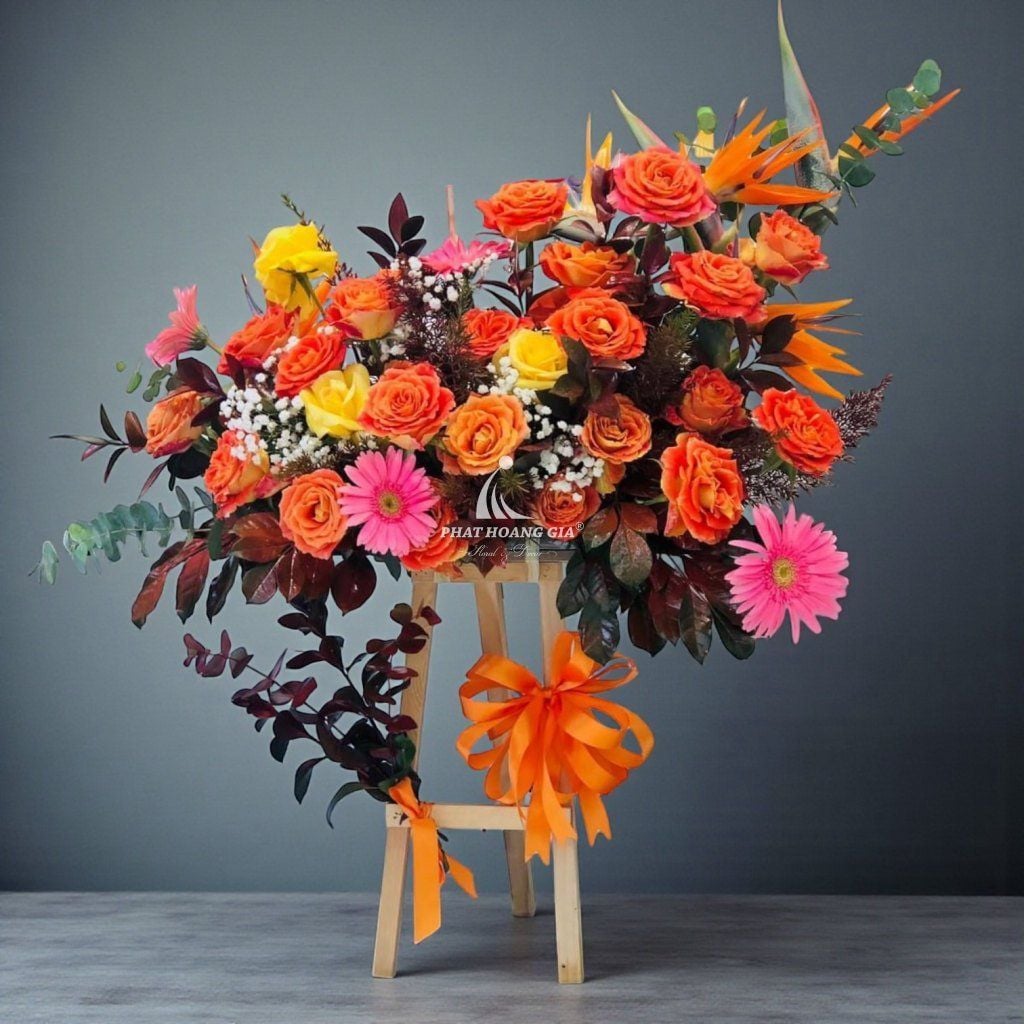 Kệ hoa tươi mini - Hoa Chúc Mừng Good Luck 6 - 24439