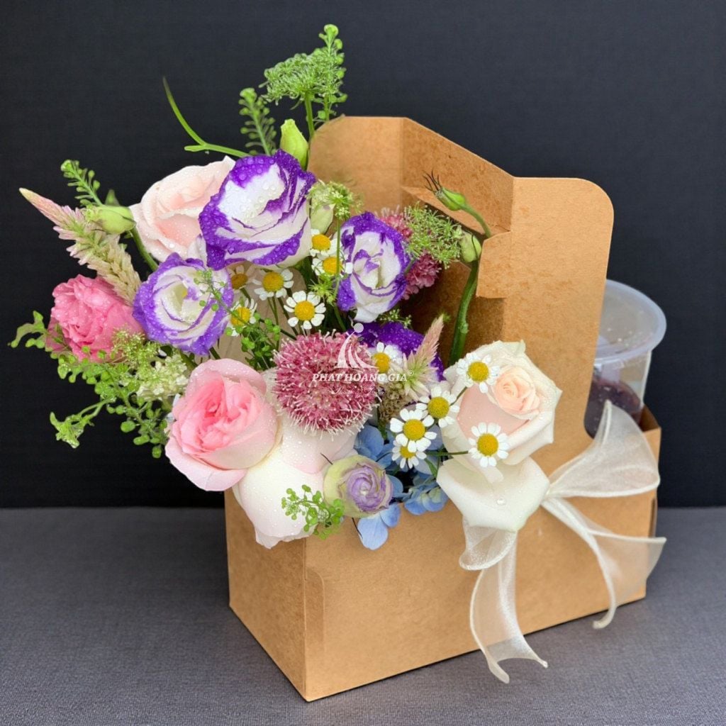 Set hoa tươi + Nước - Together 2 - 25953