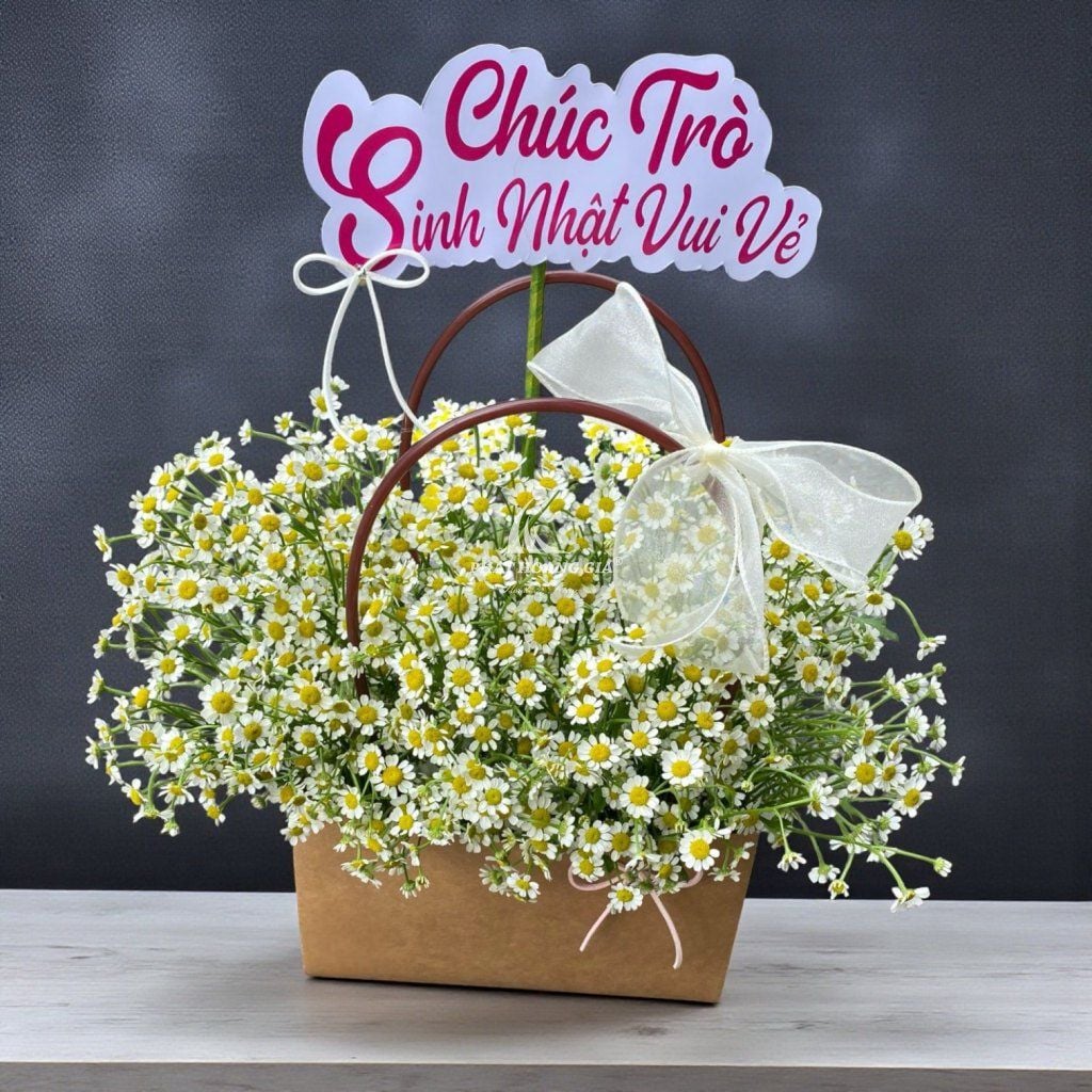 Lẵng hoa tươi - Chân Ái 4 - 27485