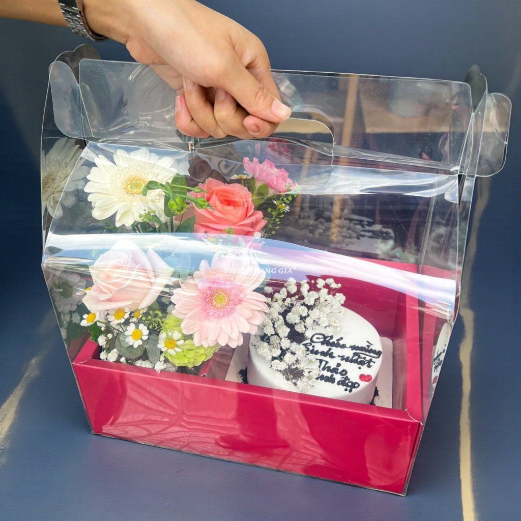 Set bánh hoa tươi - Set Bánh Kem Và Hoa Tươi 4 - 27801