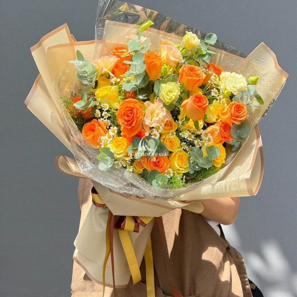 Hoa tươi màu Cam - Green Day 4 - 28667