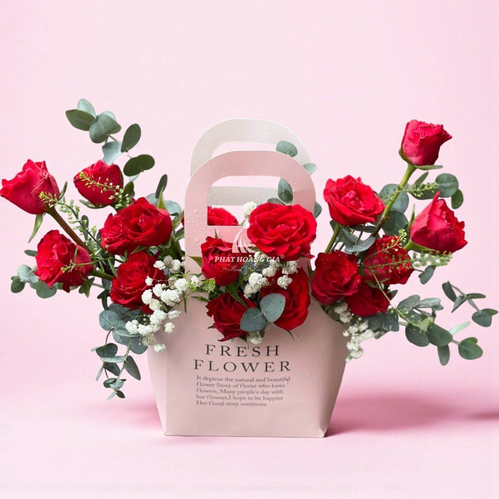 Hoa tươi màu Đỏ - Bright Sky 5 - 28806