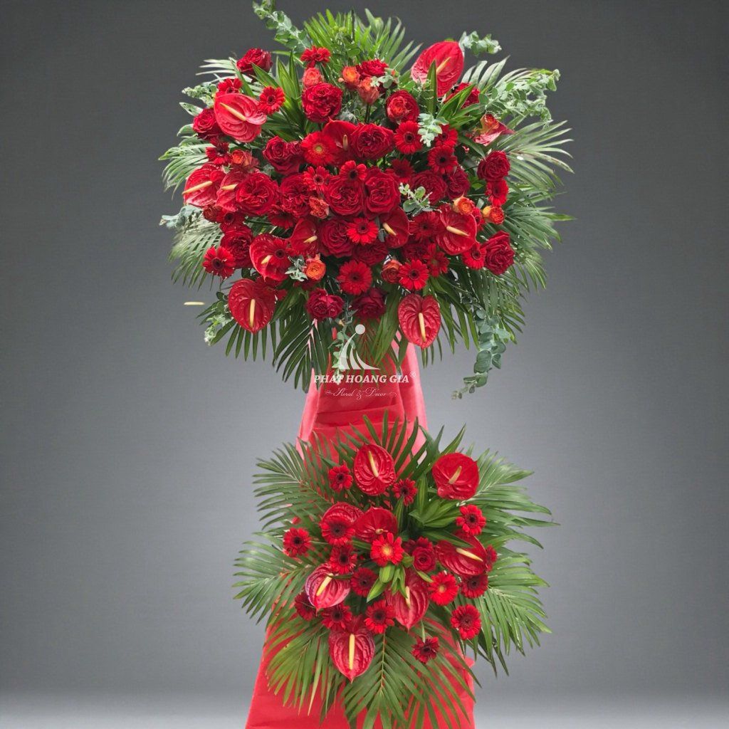 Kệ hoa tươi - Lẵng Hoa Ngày May Mắn 6 - 30081