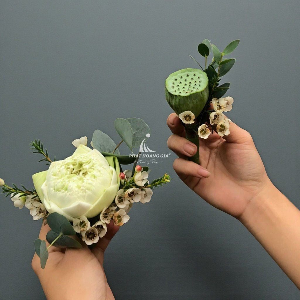 Hoa cài áo chú rể - Giọt Tình 1 - 30445