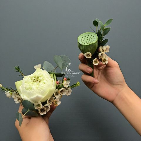  Hoa cài áo chú rể - Giọt Tình 1 - 30445 