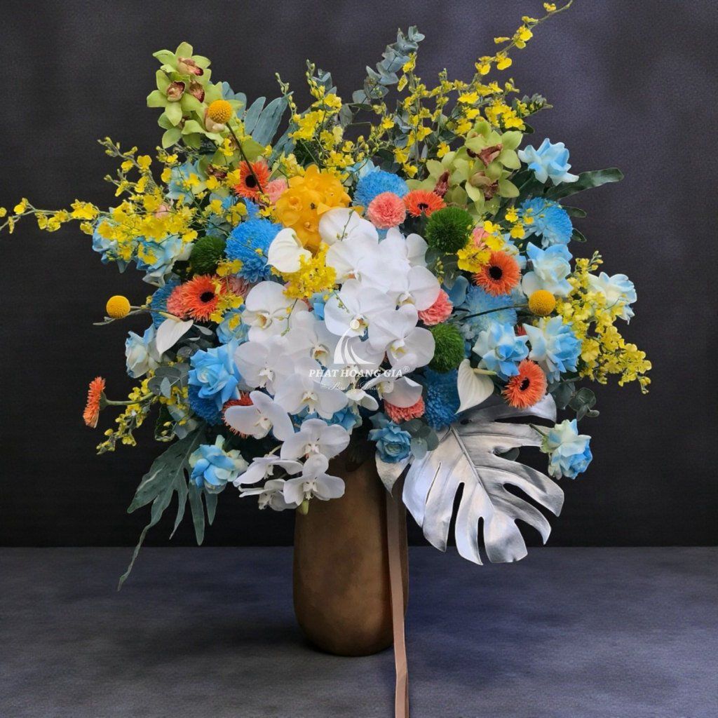 Hoa tươi màu Pastel mix - Bầu Trời Trong Xanh 2 - 30577