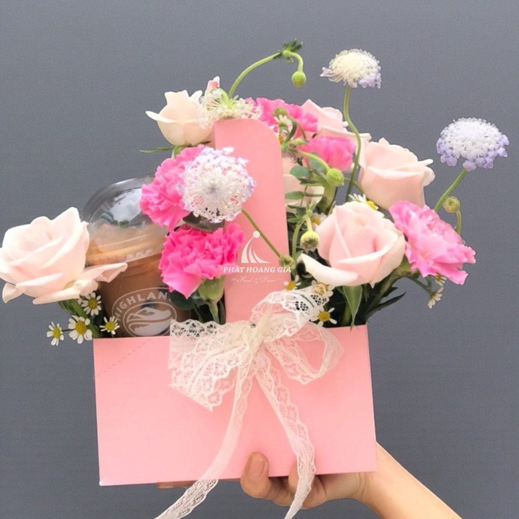 Set hoa tươi + Nước - Only Rose 3 - 30642