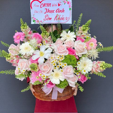  Giỏ hoa tươi - Hoa Hồng Và Tình Yêu 4 - 31582 